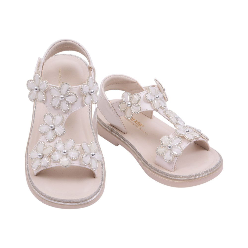 GIRLS SANDLE 26-30 WHITE 85013