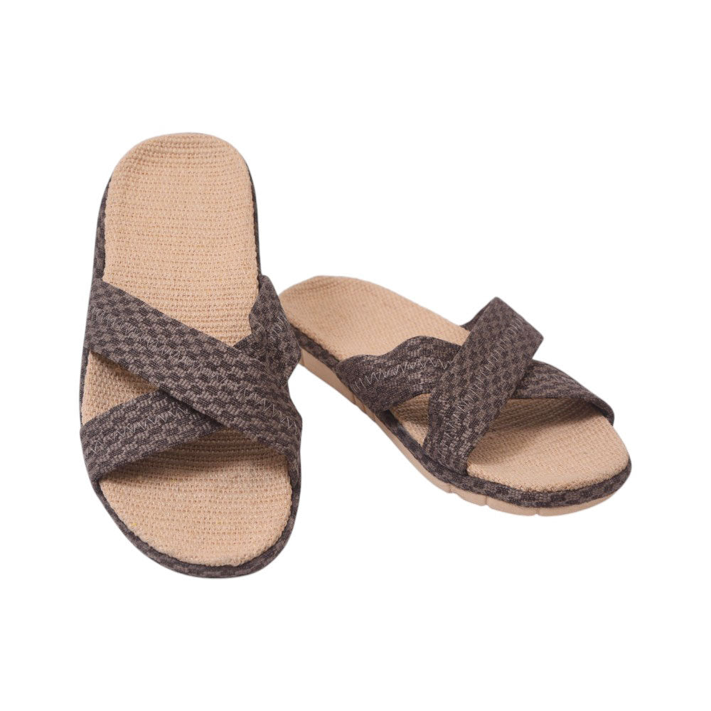MEN SLIPPER 40-45 COFFEE YG-6590A