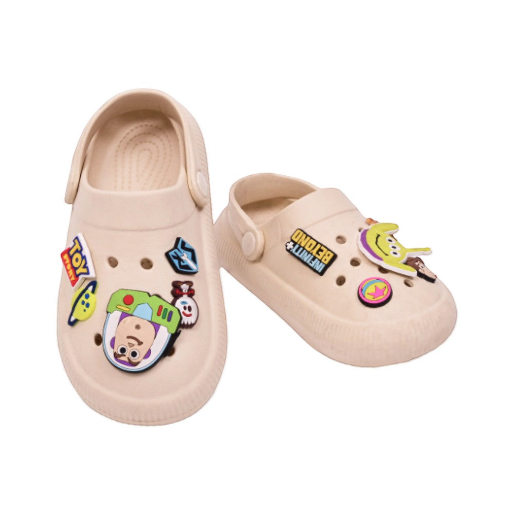 BOYS CROCS 170-220 BIEGE WX-9205-1