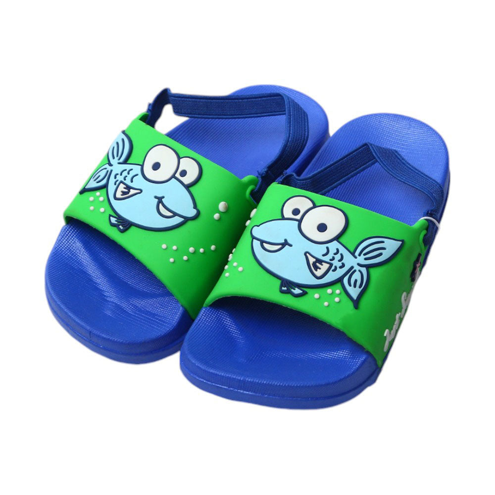 BOYS SLIPPER 18-23 BLUE 008