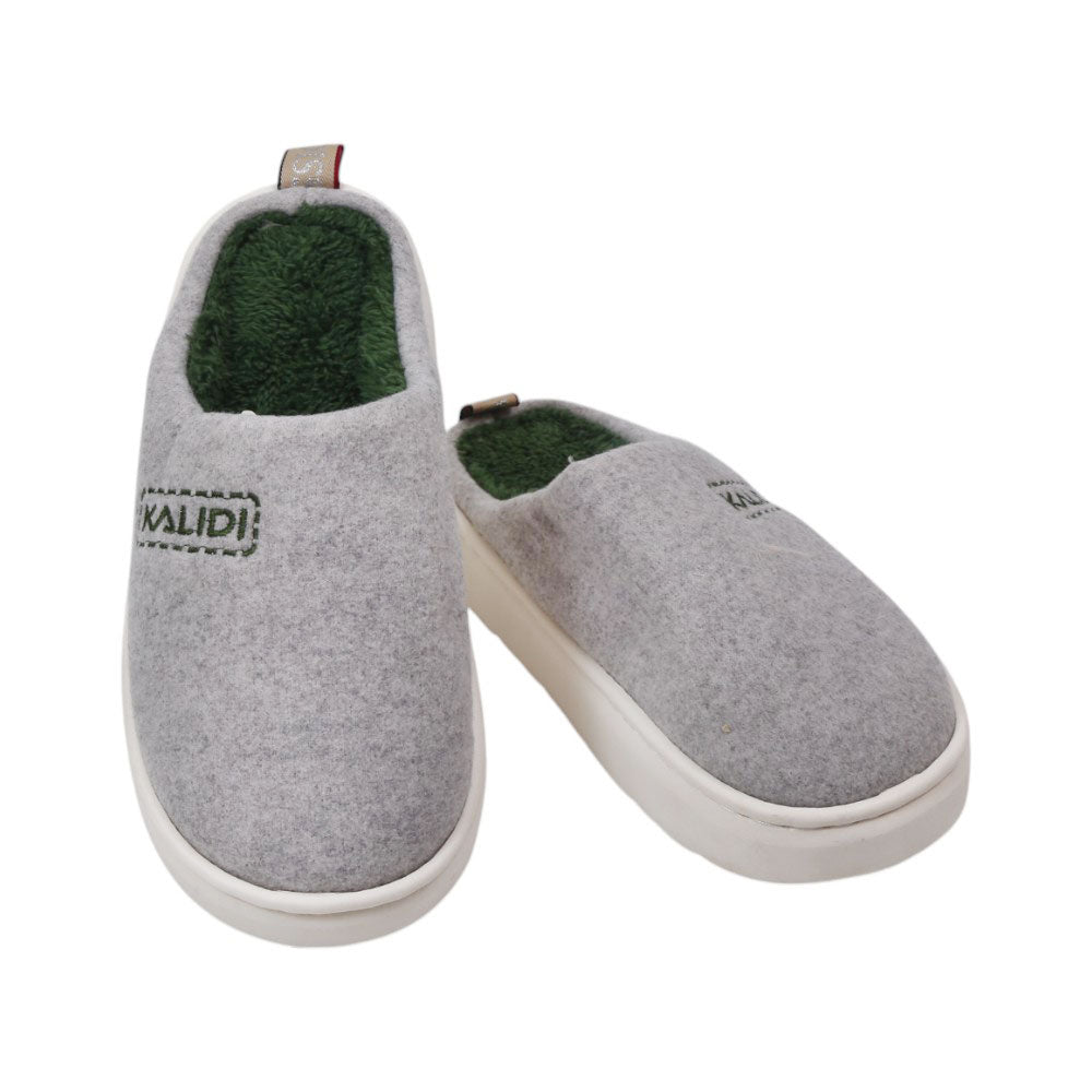 LADIES CARPET SLIPPER 36-41 IR GREY 6661