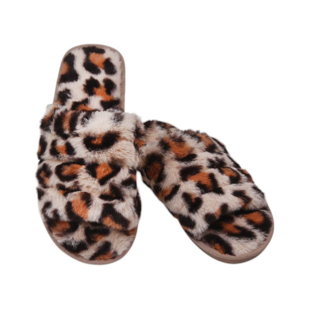 LADIES CARPET SLIPPER IR 36-41 BEIGE TH-66