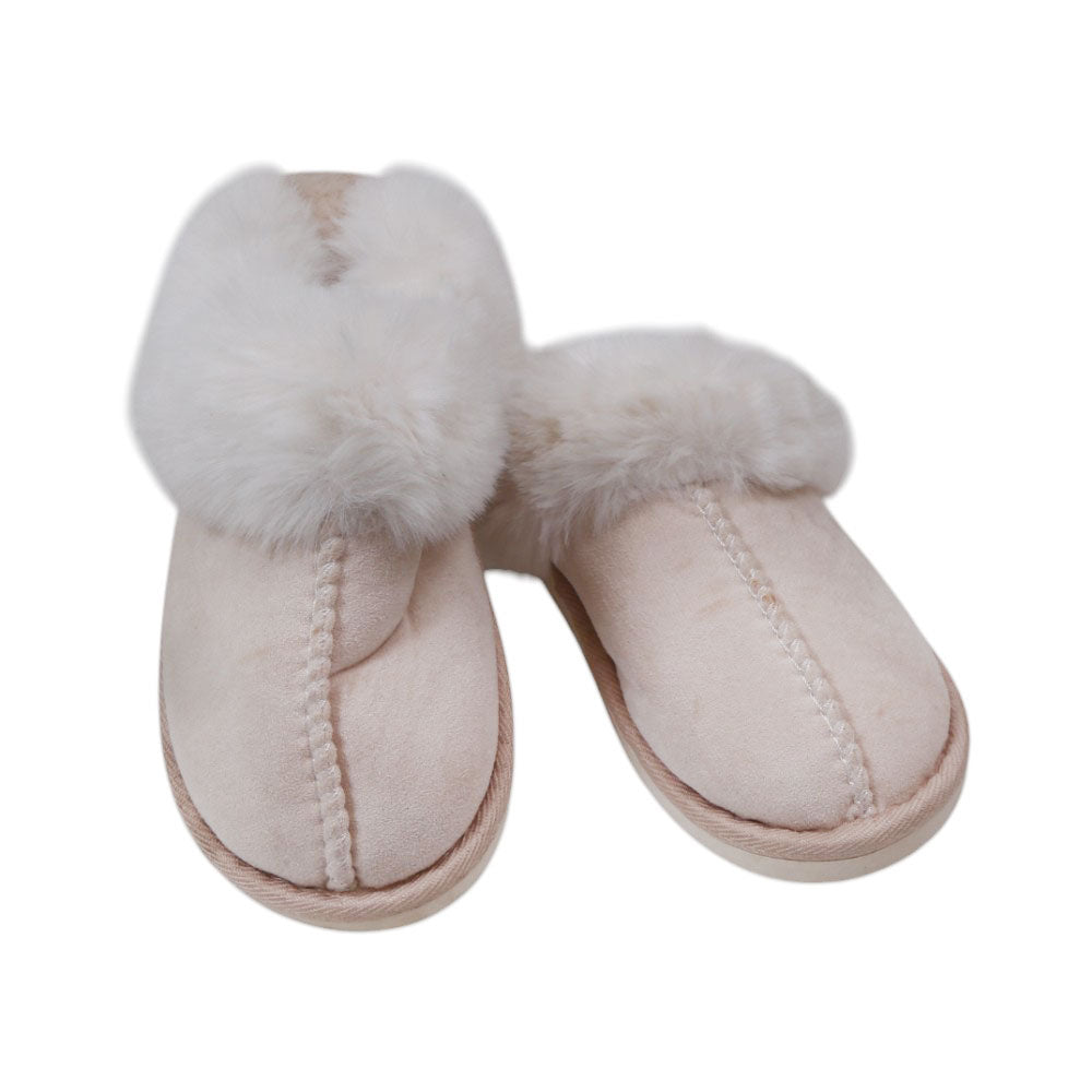 LADIES CARPET SLIPPER IR 36-41 WHITE ZLM-5