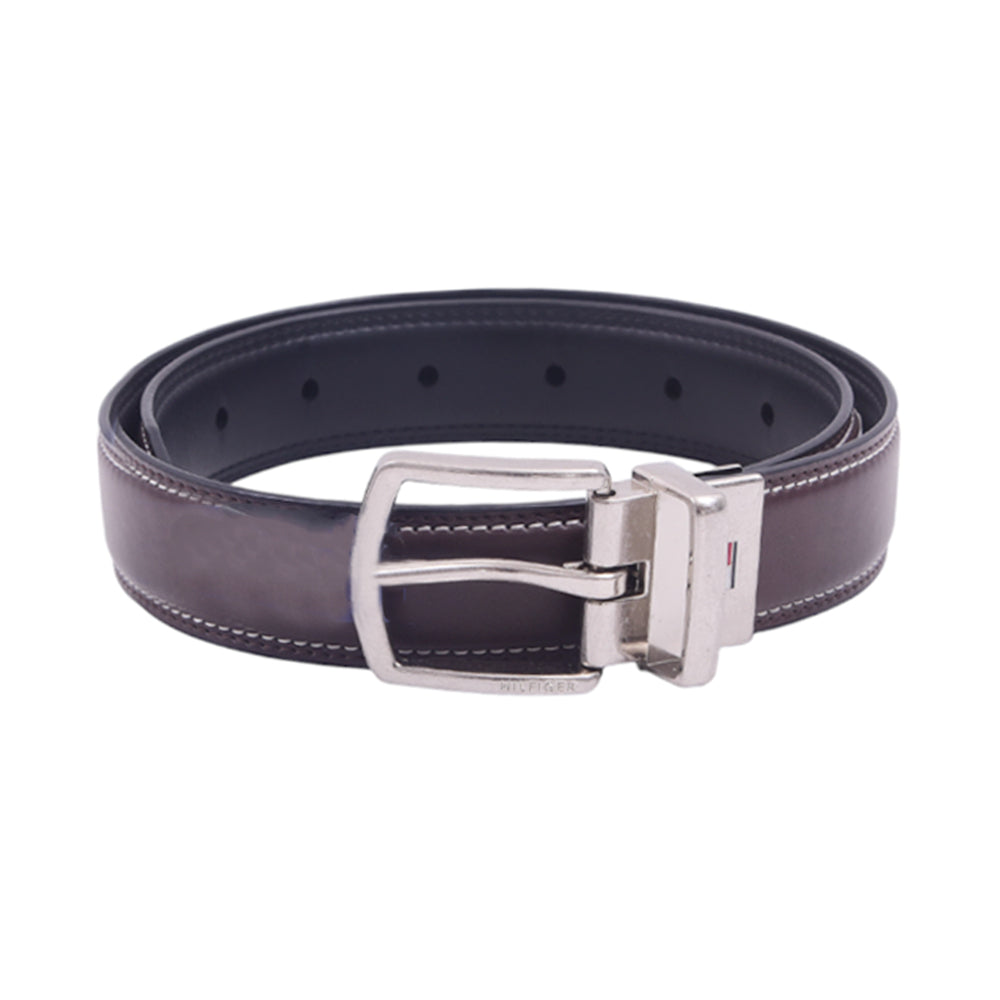 TOMMY HILFIGER MENS BELT 12TL01XZ04 BRN/BLK M IR