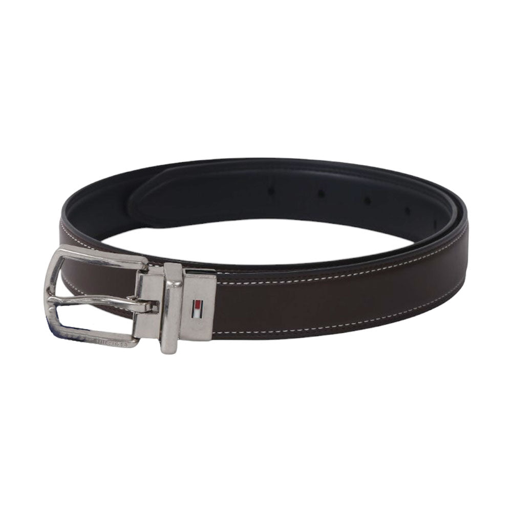 TOMMY HILFIGER MENS BELT 12TL01XZ04 BRN/BLK L IR