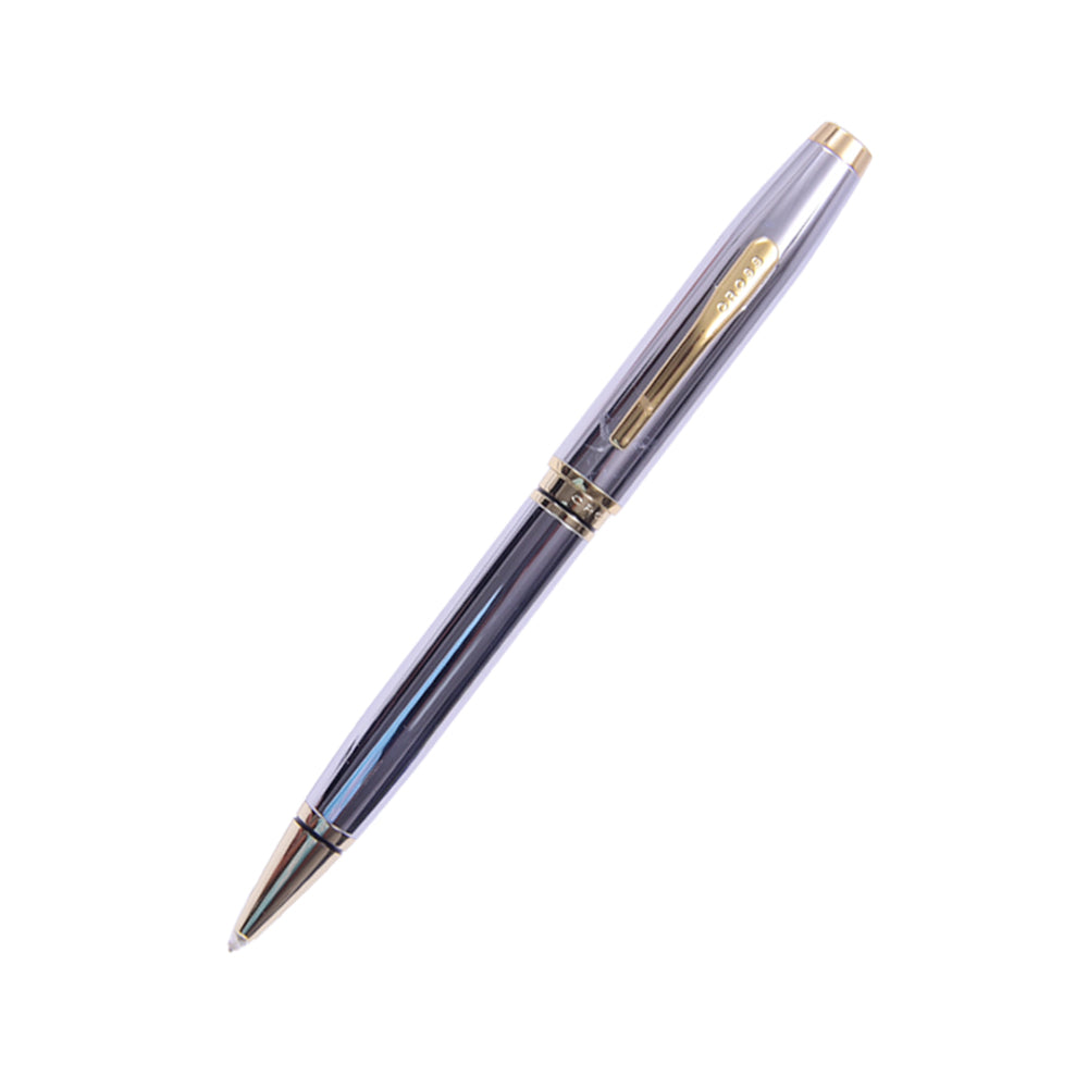 CROSS PEN AT0662-2  COVENTRY CHROME GOLD TRIM BP