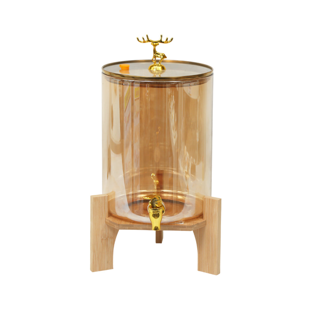 WATER DISPENSER GLASS 8.0 LTR GOLDEN 1058