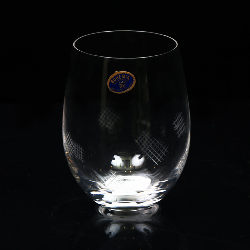 GLASS BOHEMIA FROST CUTTING 1094 (Pack of 6)