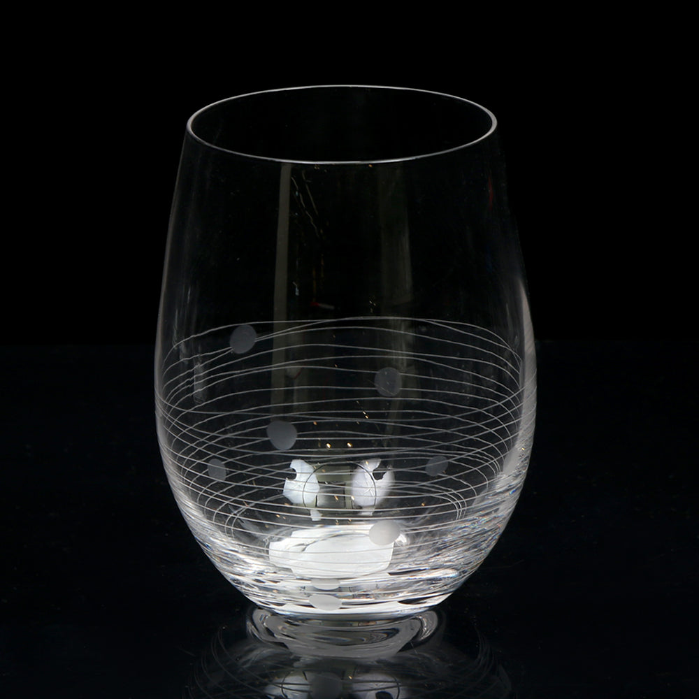 GLASS BOHEMIA FROST CUTTING 1096 (Pack of 6)