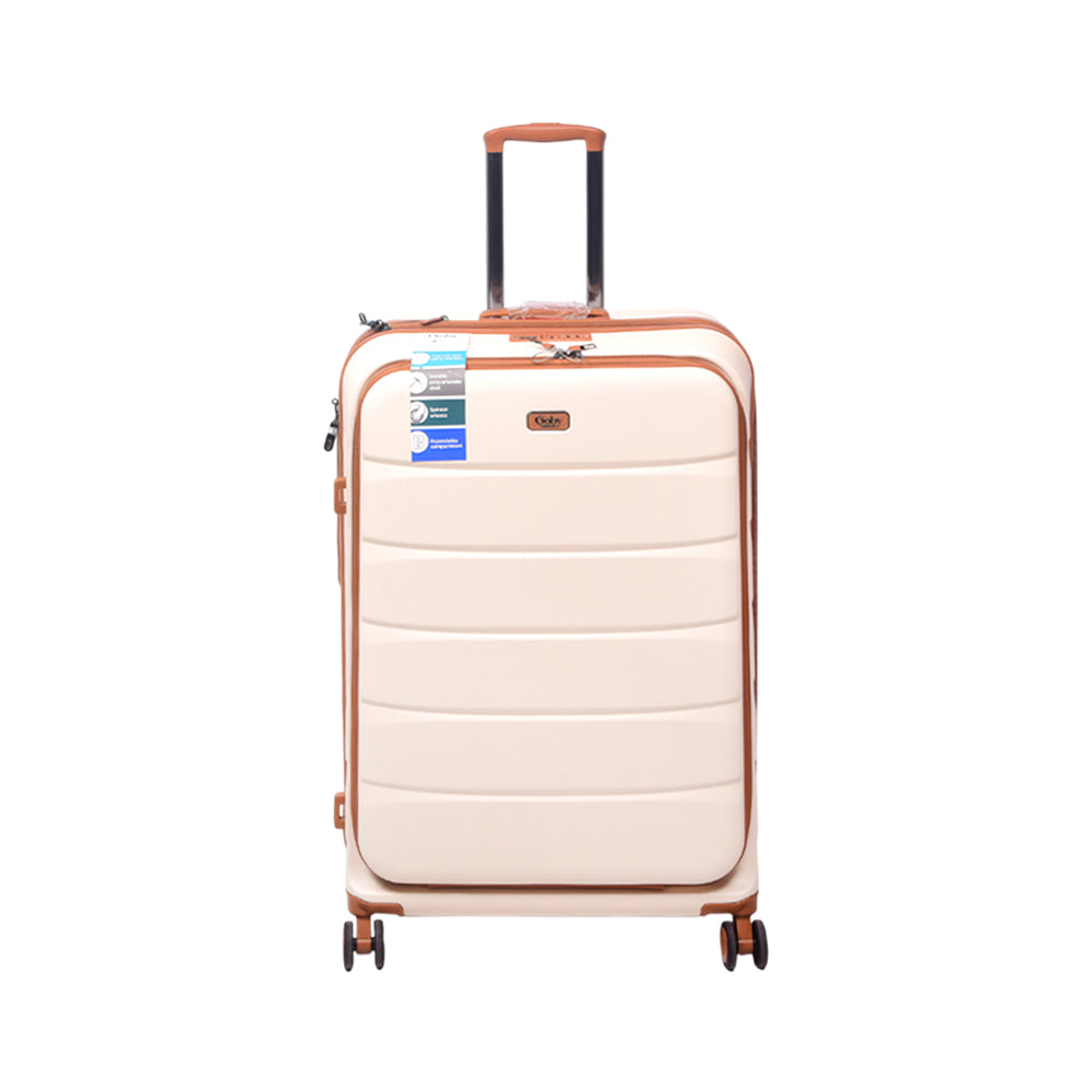 GOBY TROLLEY CASE MARS MILK WHITE 28INCH