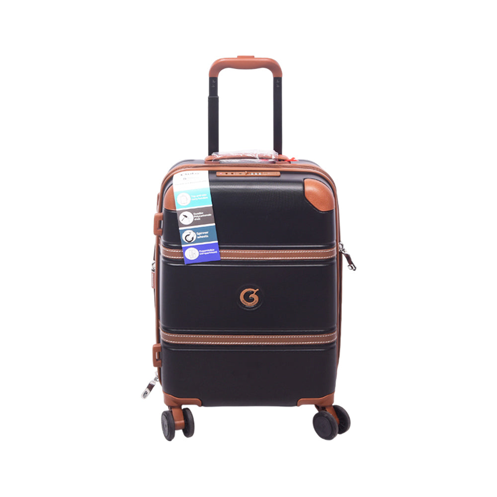 GOBY TROLLEY CASE AGATE BROWN 20INCH