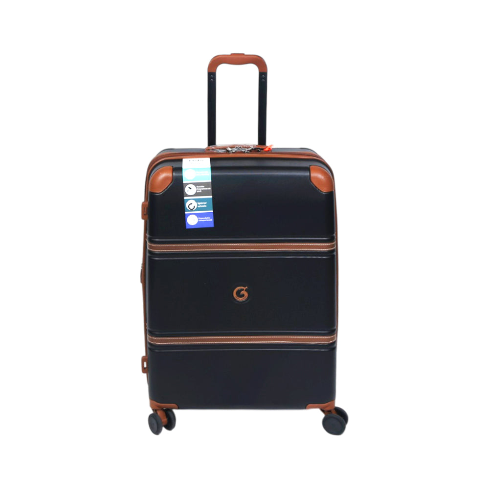 GOBY TROLLEY CASE AGATE BLACK 24INCH