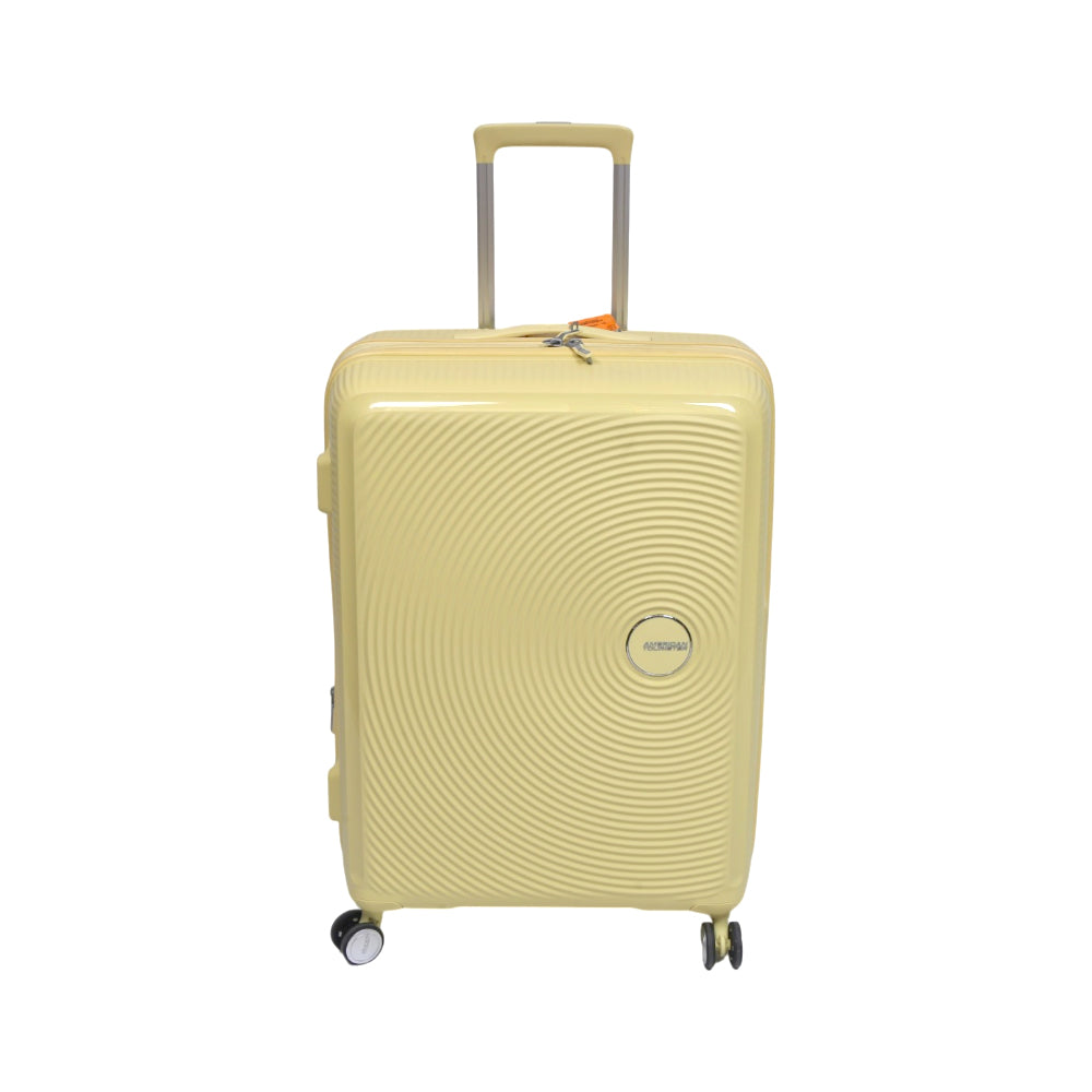 AMERICAN TOURISTER TROLLY CASE 24 INCH CUSTARD CURIO