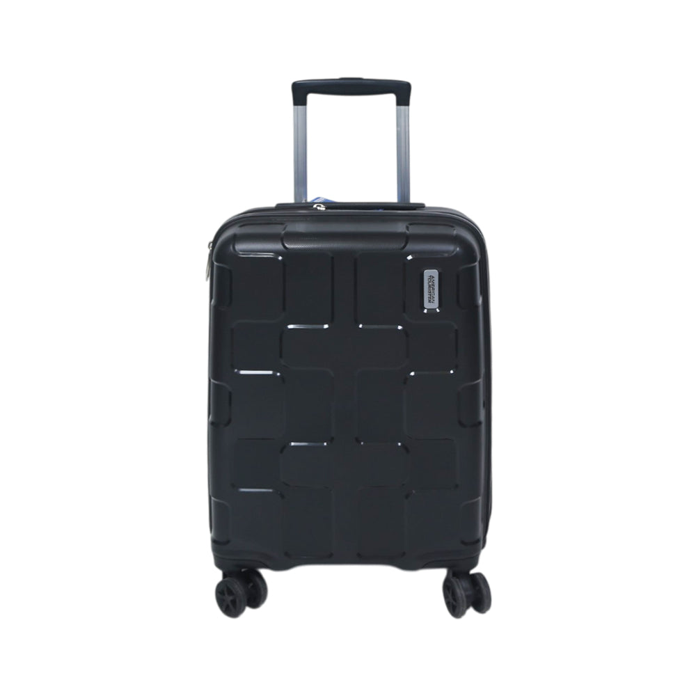AMERICAN TOURISTER TROLLY CASE 20 INCH CHARCOL GREY RUMPLER