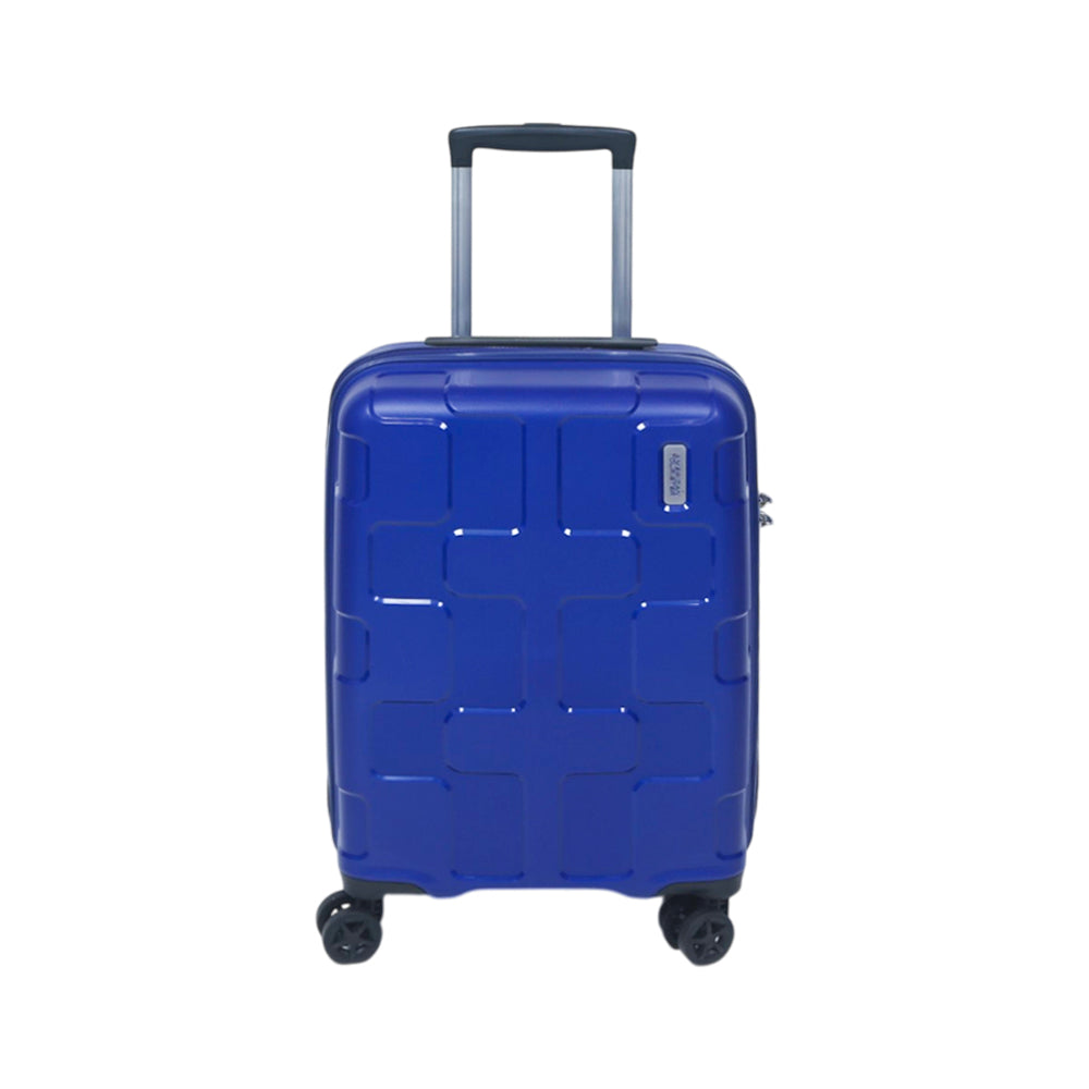 AMERICAN TOURISTER TROLLY CASE 20 INCH LIGHT BLUE RUMPLER
