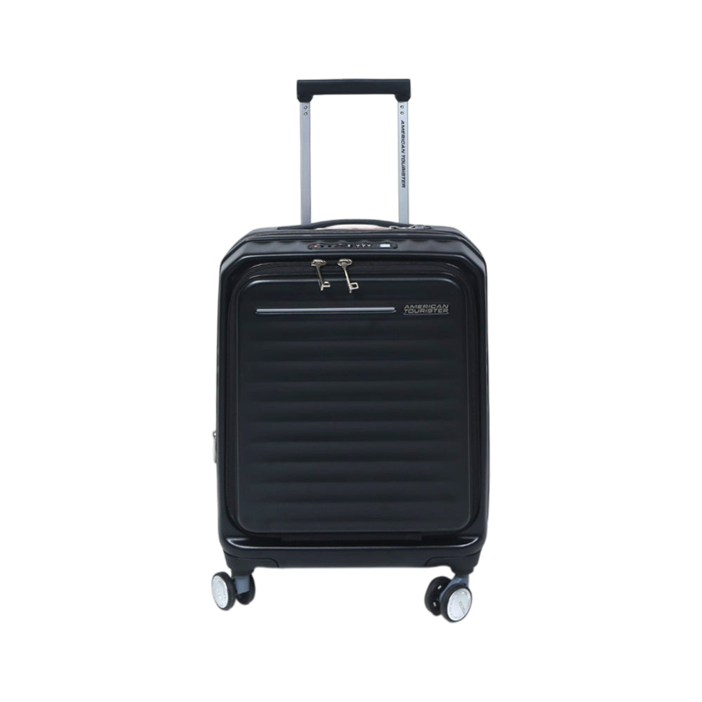AMERICAN TOURISTER TROLLY CASE 20 INCH BLACK FRONTEC