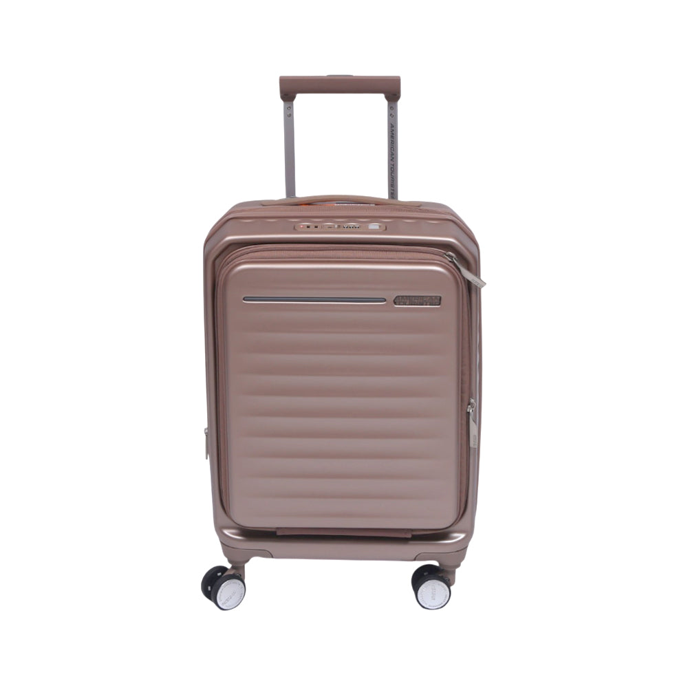 AMERICAN TOURISTER TROLLY CASE 20 INCH GOLD FRONTEC