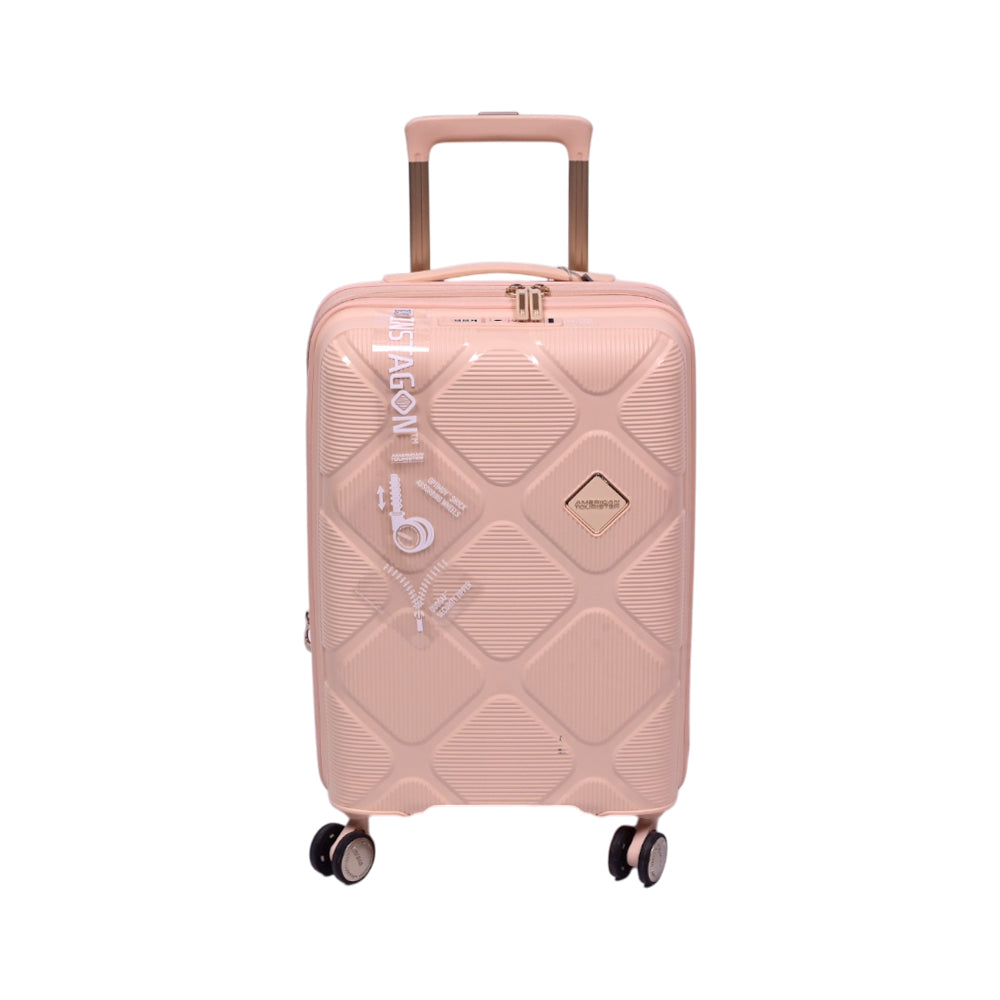 AMERICAN TOURISTER TROLLY CASE 20 INCH PEACH BLOSSOM INSTAGO
