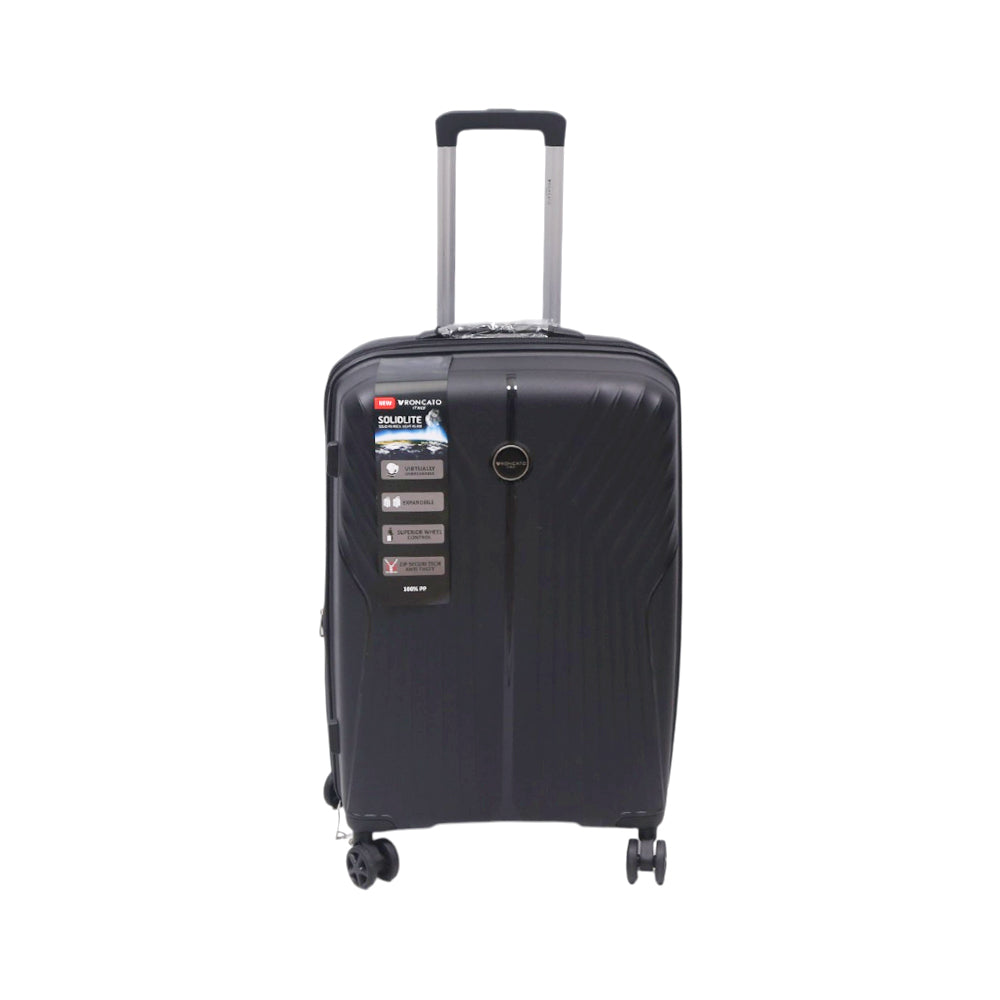 RONCATO TROLLY CASE 24 INCH BLACK EDGE PRO