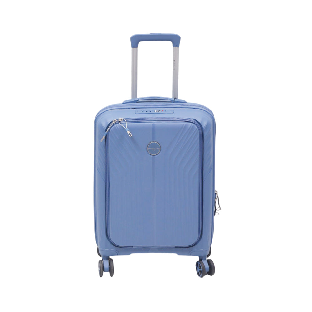RONCATO TROLLY CASE 20 INCH GREY BLUE EDGE PRO