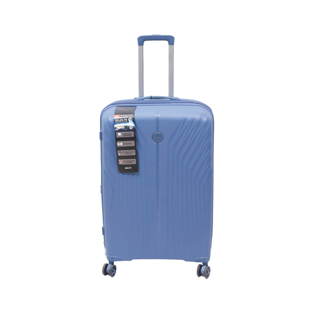 RONCATO TROLLY CASE 28 INCH GREY BLUE EDGE PRO
