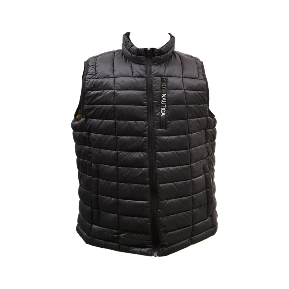 NAUTICA MEN S/L PUFFER JACKET 333947 BLK L (IRW)