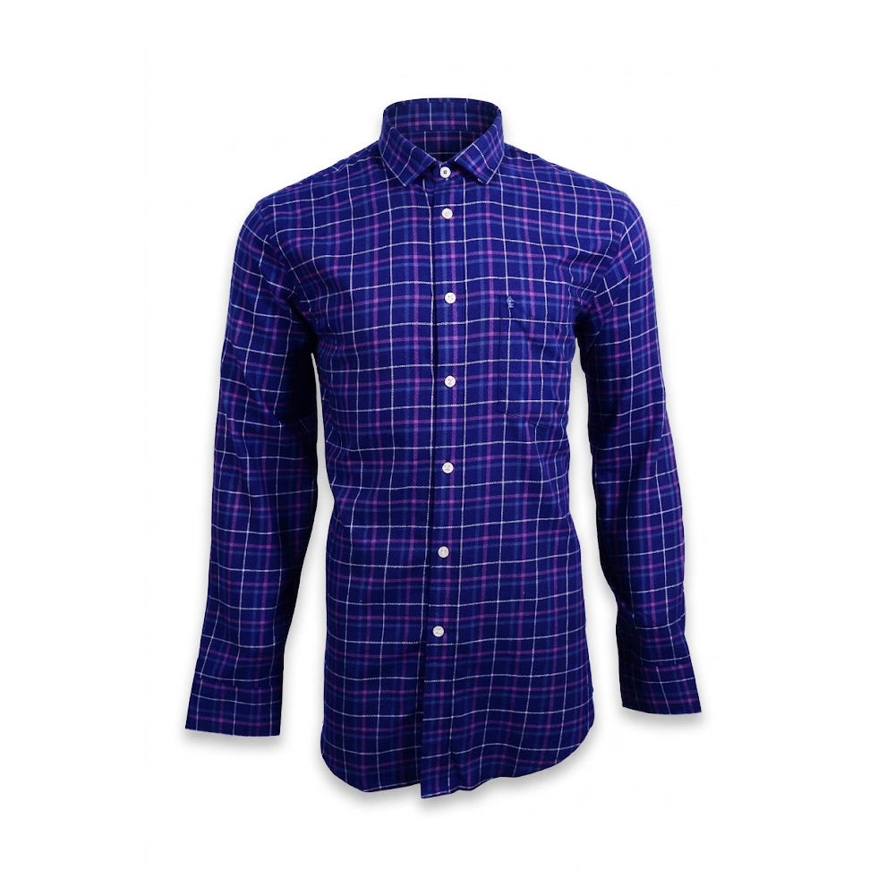 IZOD MEN L/S DRESS SHIRT 1797593 NVY M (IR)
