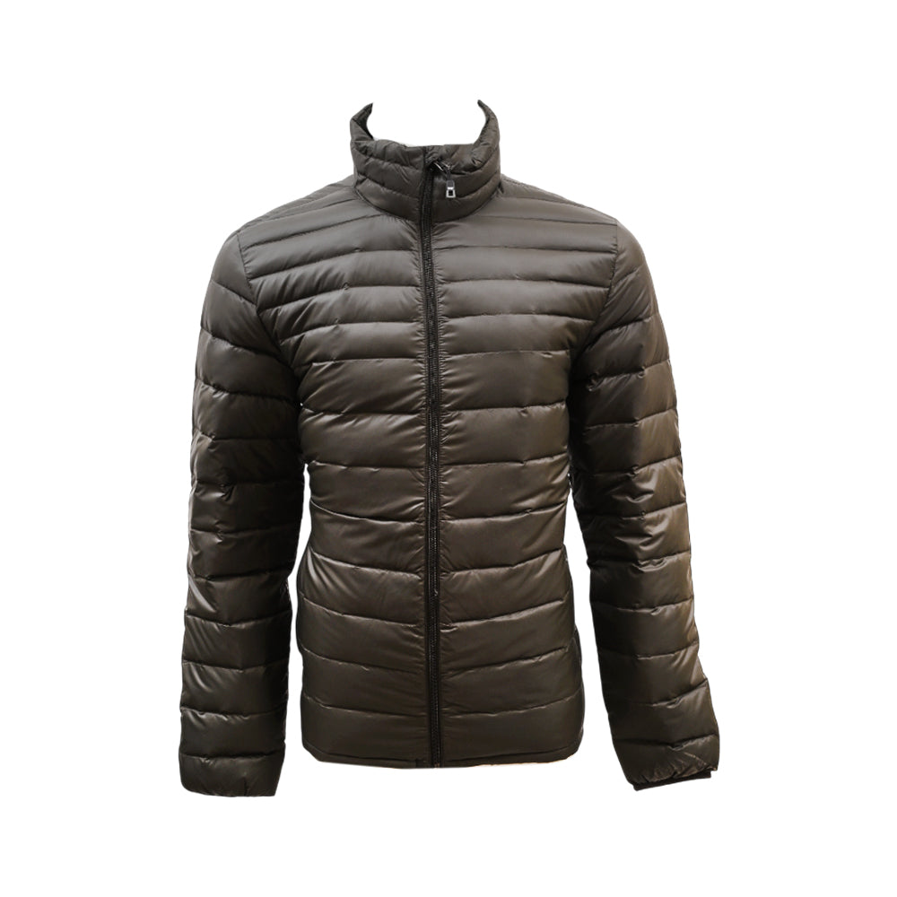 HEAT 32 MEN L/S PUFFER JACKET T4FM6055DRT GRN L IRW