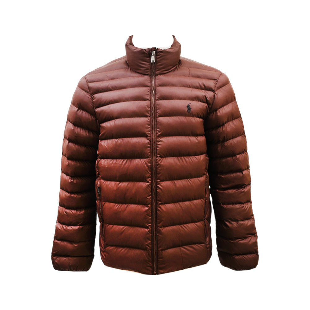 RL MEN L/S PUFFER JACKET 100003 BRNS S (IRW)