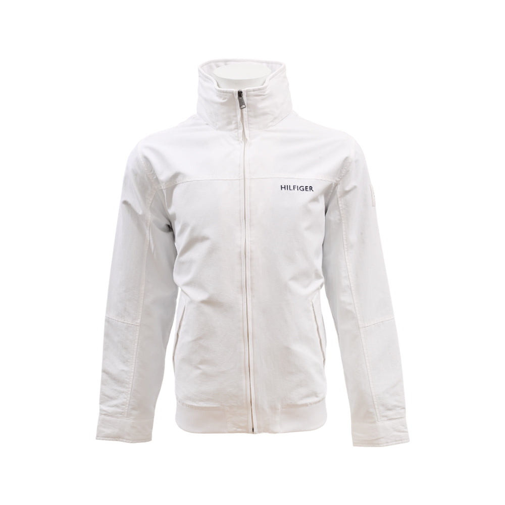 TH MEN L/S WINDBREAKER JACKET 78J8297-102 WHT L (IRW)