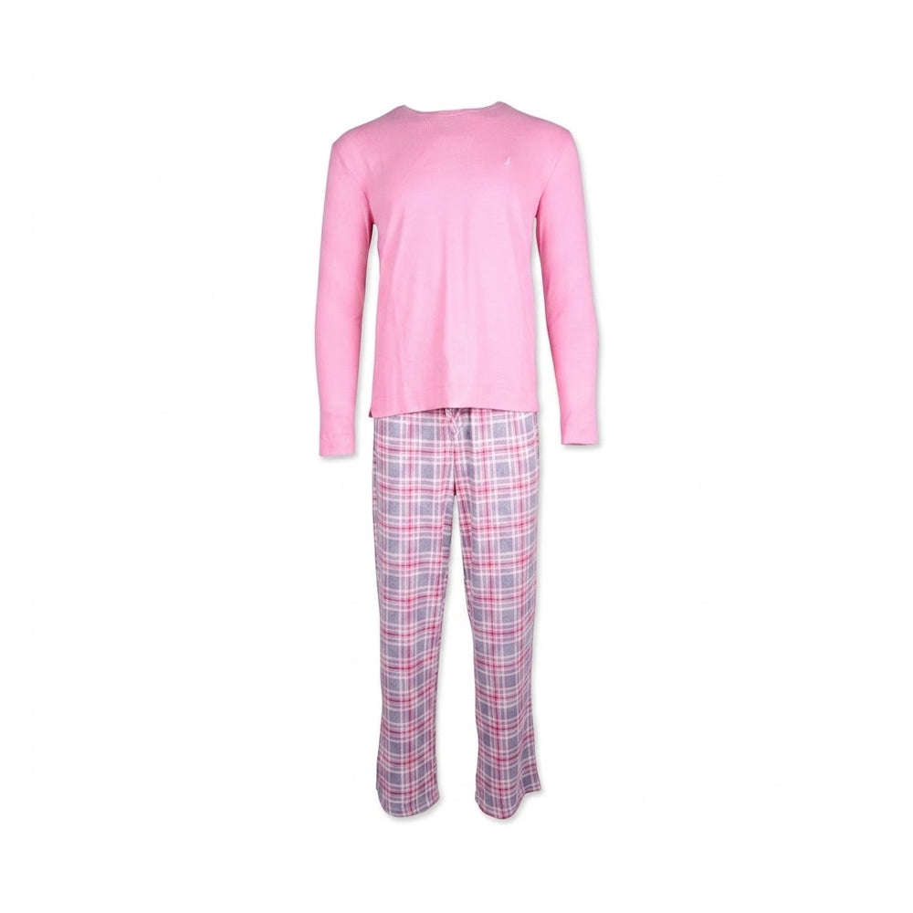 NAUTICA LADIES NIGHT SUIT NT72713 PNK/GRY S (IR)