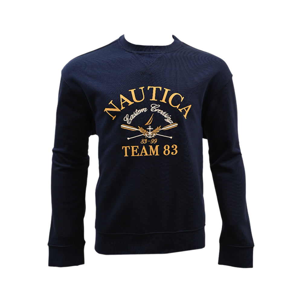 NAUTICA MEN L/S SWEATSHIRT KR5870 NVY M (IRW)