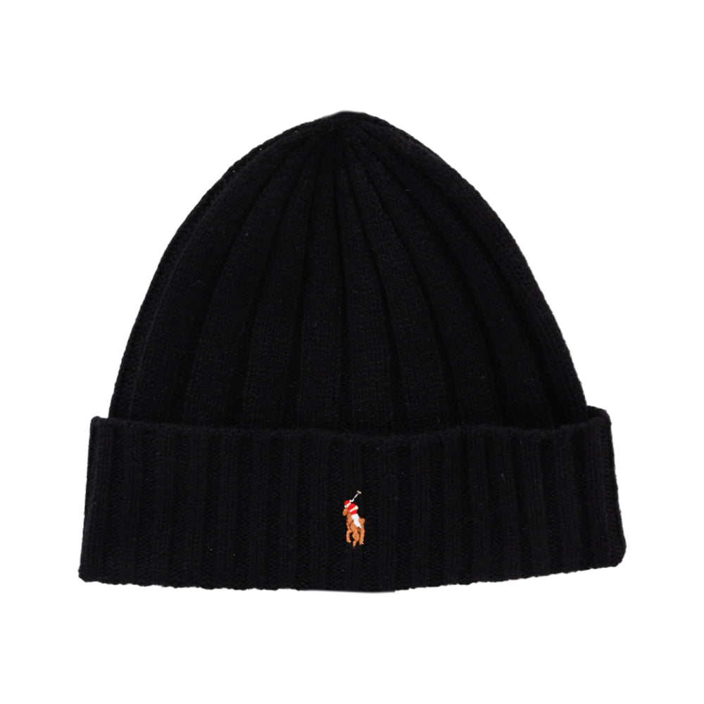 RL BEANIE PP0054 BLK (IRW)