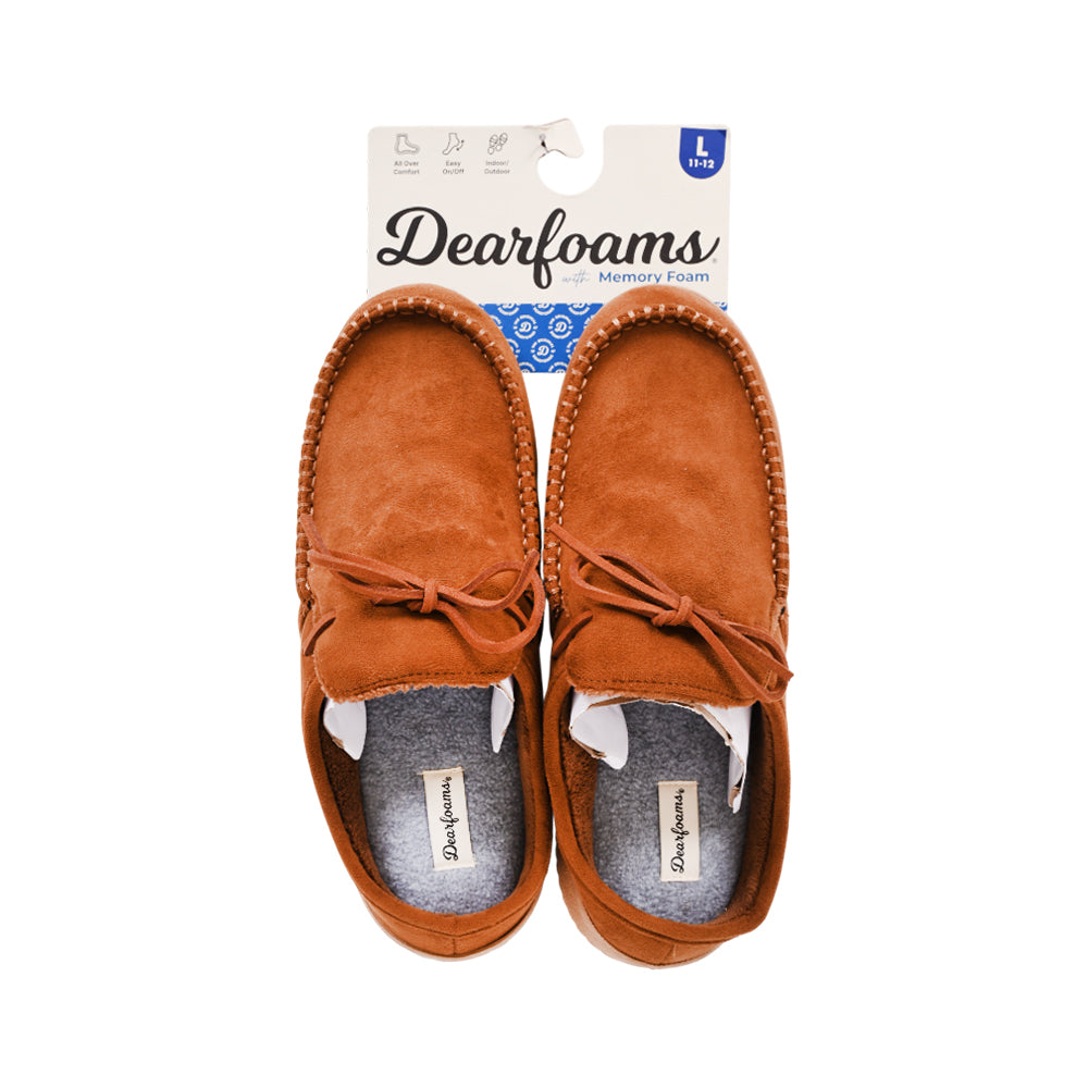 DEAR FOAM MEN WARM SHOES 21810 BRN M (IRW)