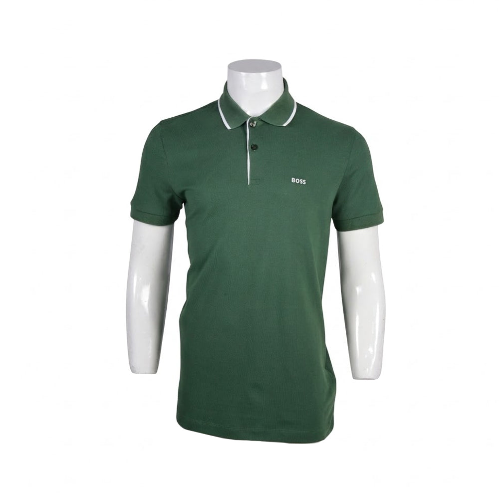 HB MEN S/S  POLO SHIRT 50268712 GRN M (IRS)