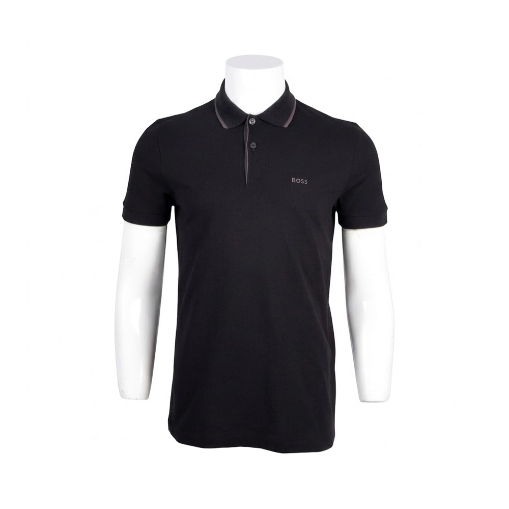 HB MEN S/S  POLO SHIRT 50268712 BLK S (IRS)
