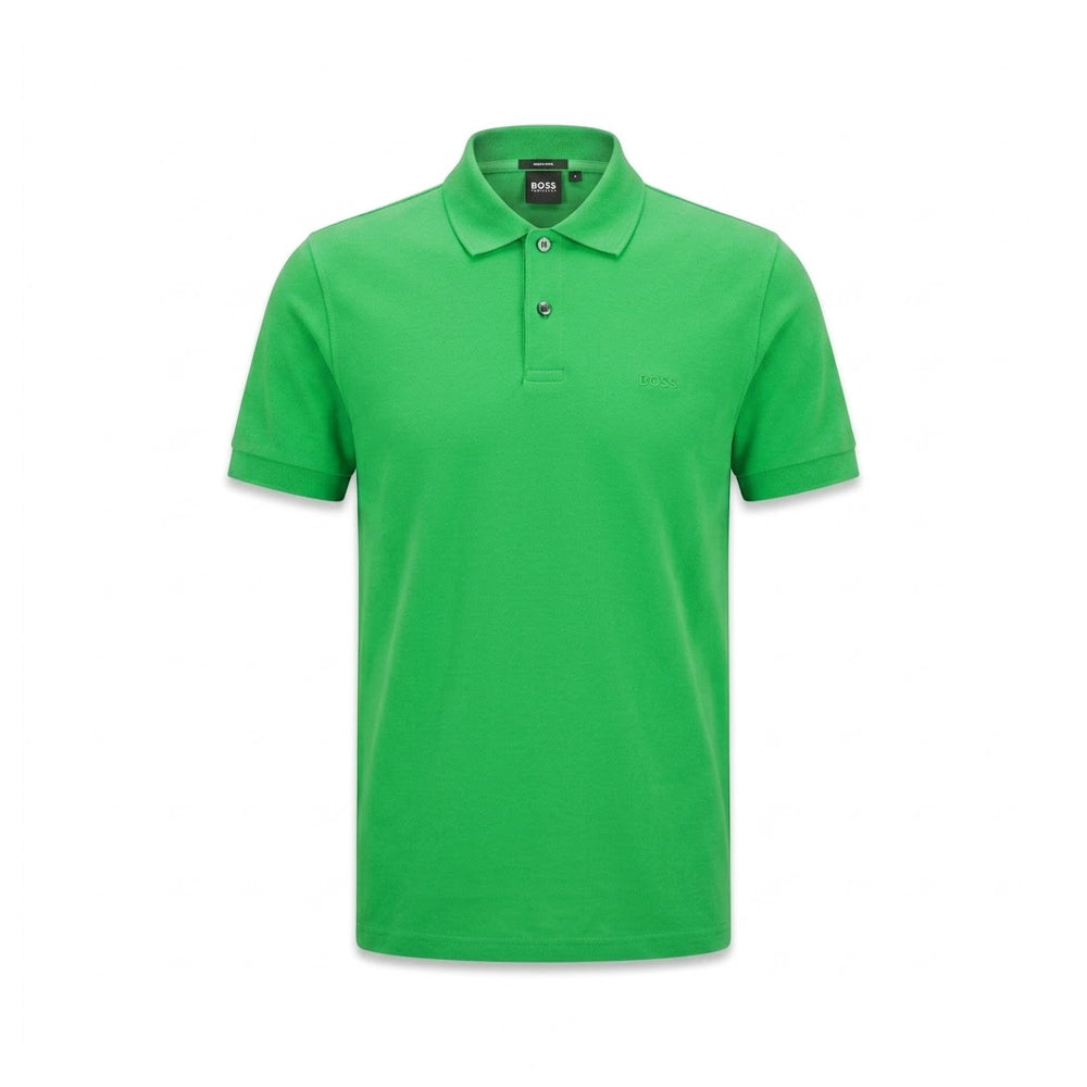 HB MEN  S/S  POLO SHIRT 50501942 GRN L (IRS)