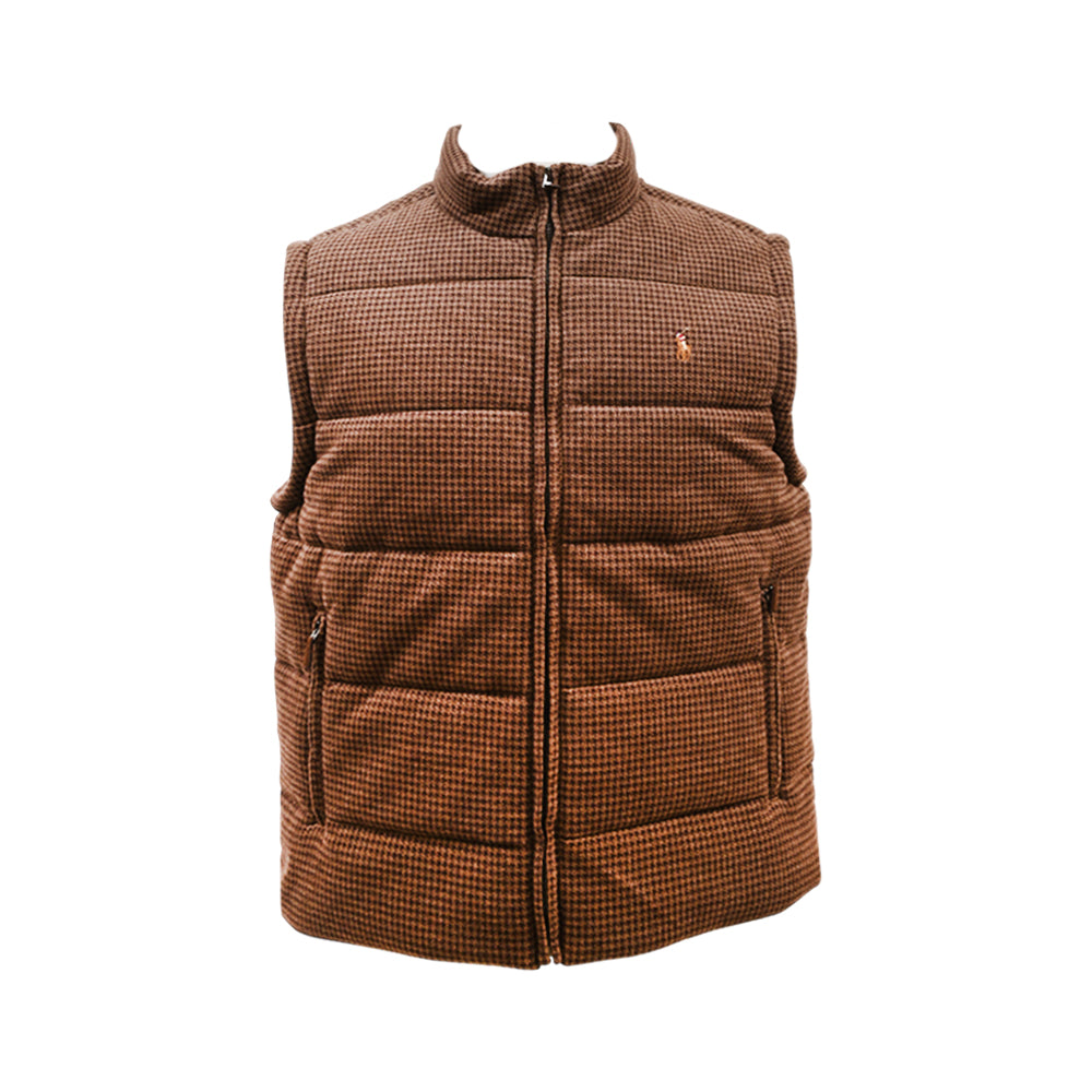 RL MEN S/L PUFFER JACKET 693001 BRN L (IRW)