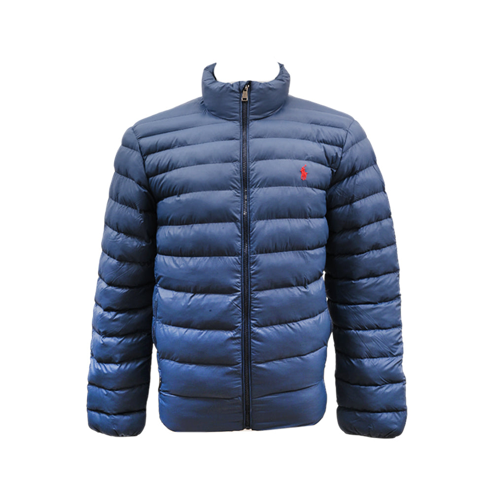 RL MEN L/S PUFFER JACKET 100001 BLU L (IRW)