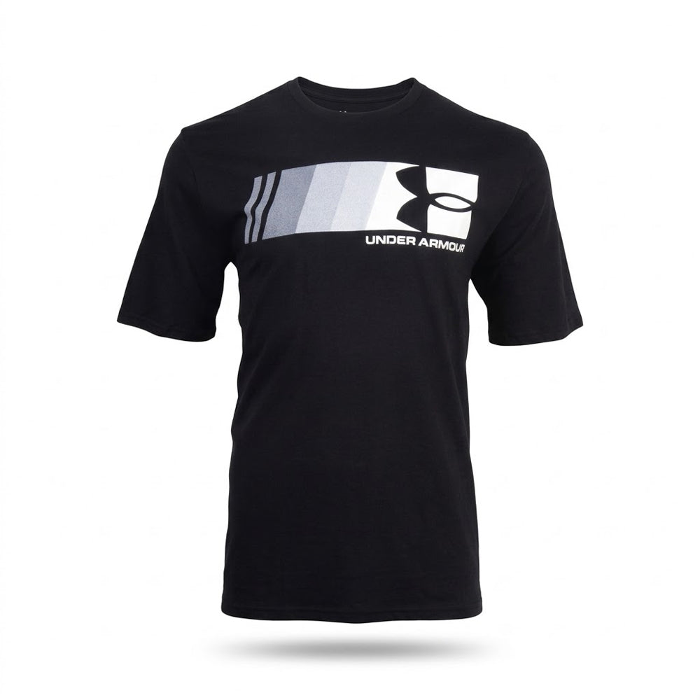 UA MEN S/S R-NECK SHIRT 1370954 BLK M (IRS)