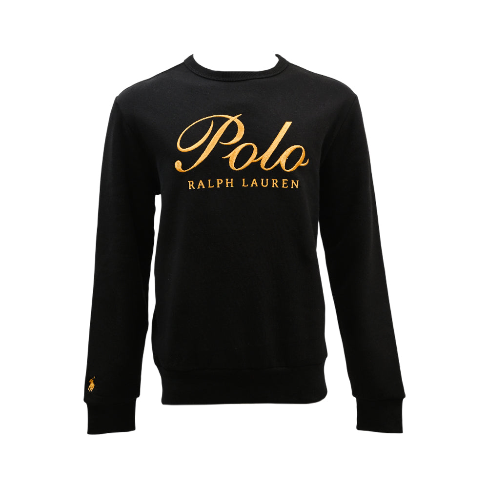 RL MEN L/S SWEAT SHIRT 937001 BLK M (IRW)