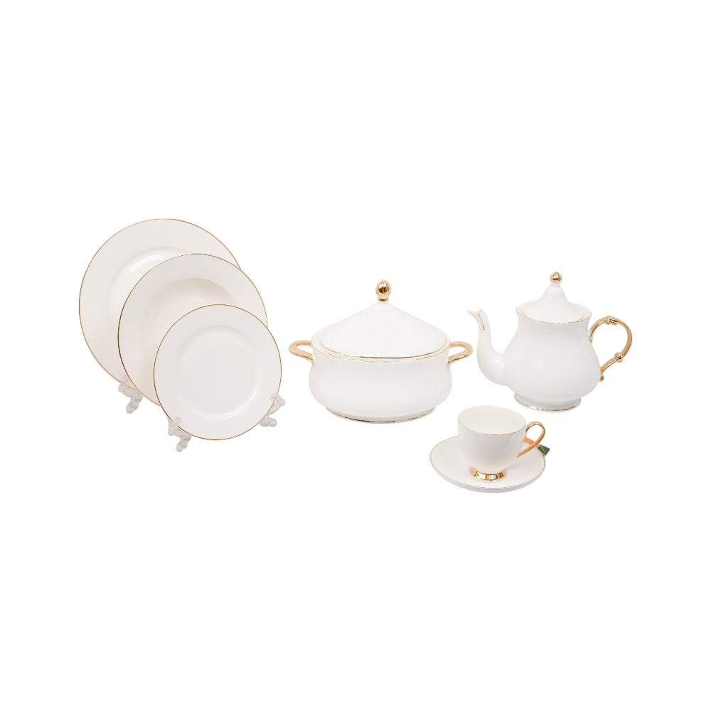 DINNER SET 61PC BONE CHINA HY-GGK AFK