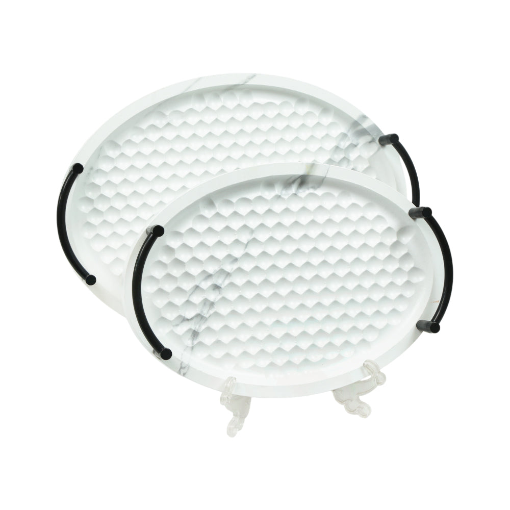 TRAY SET 2PC OVAL FIBER MT69-4