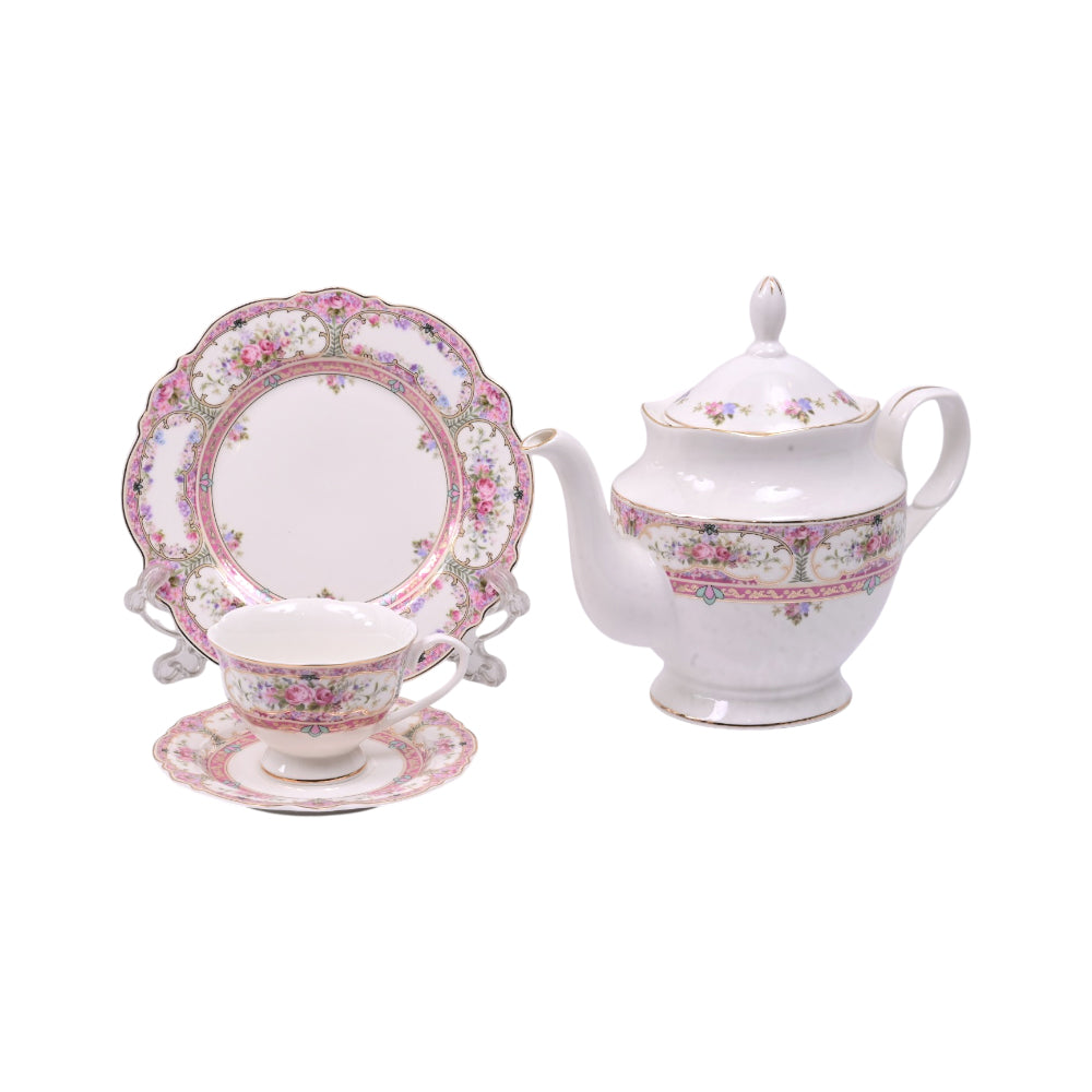 TEA SET 24 PC PORCELAIN 10488A MS