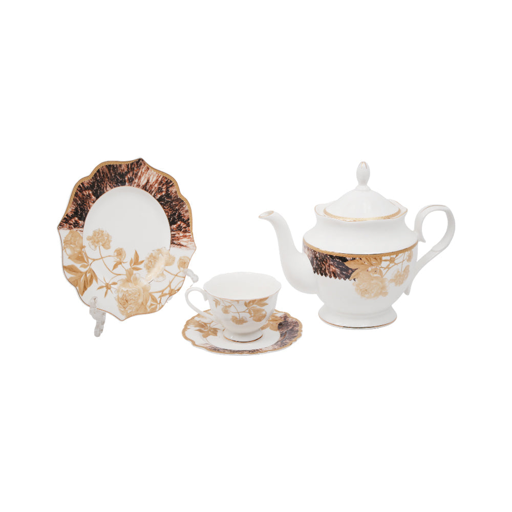 TEA SET 24 PC PORCELAIN 11839B MS
