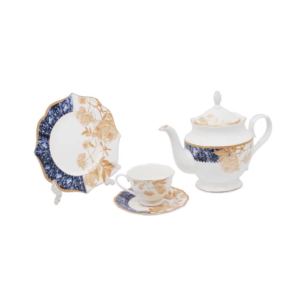 TEA SET 24 PC PORCELAIN 11839A MS
