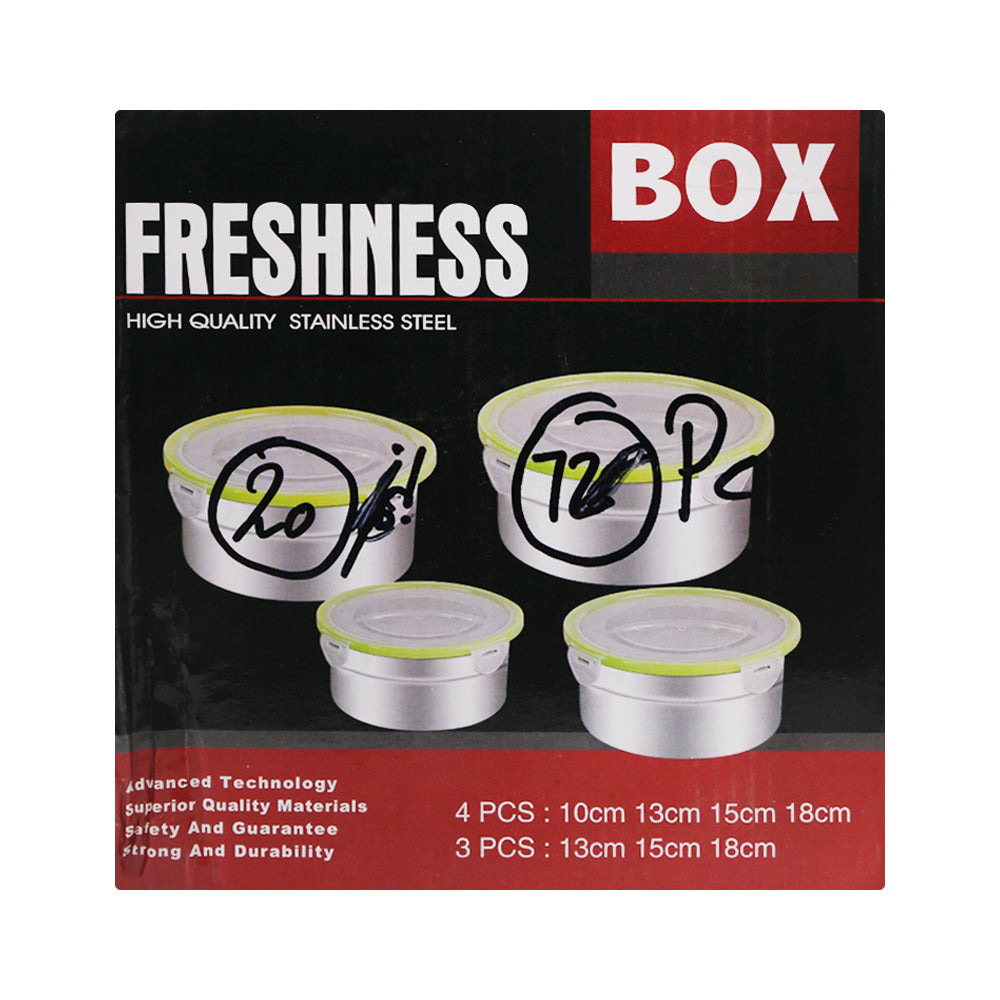 BOWL SET 4PC WITH LID 10X13X15X18 2100