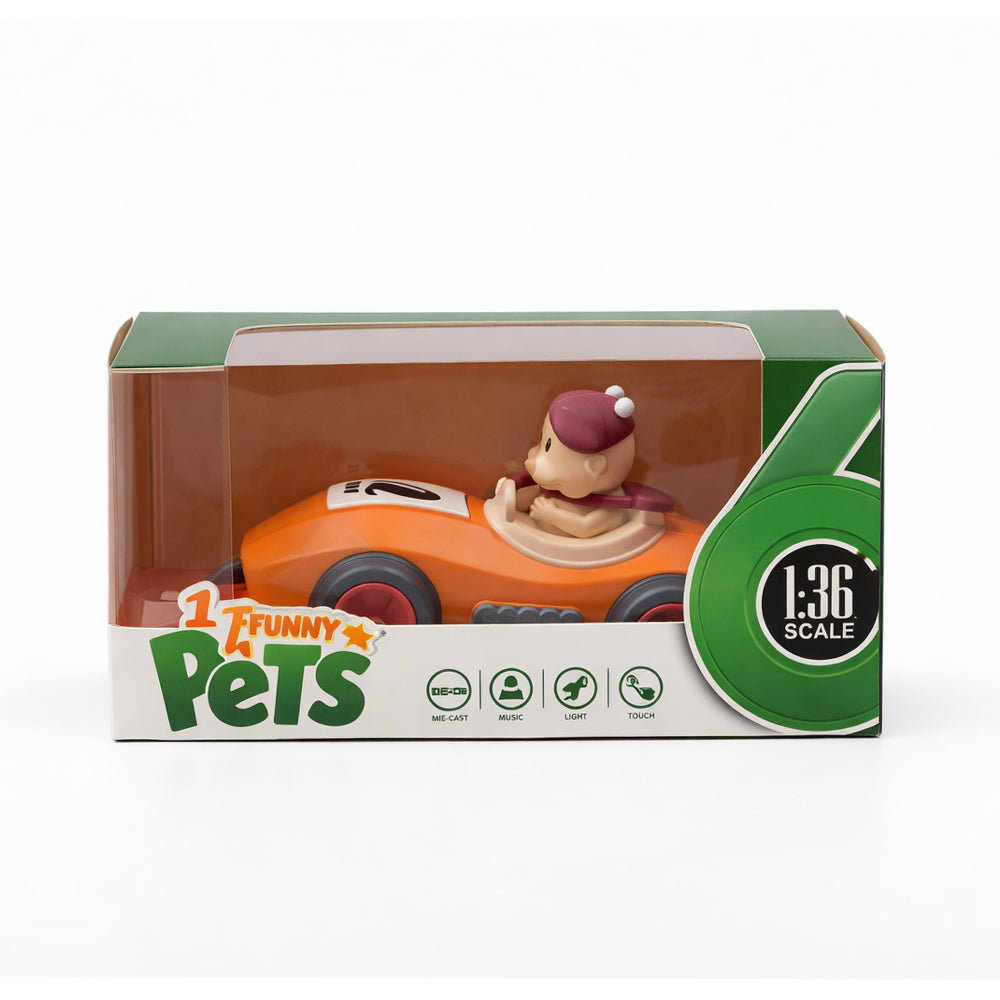 MY66-K1214 DIE-CAST FUNNY CAR DINKEY PETS IR