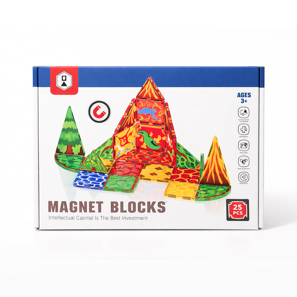 HD176A MAGNET BUILDING BLOCK DINO 25PCS IR