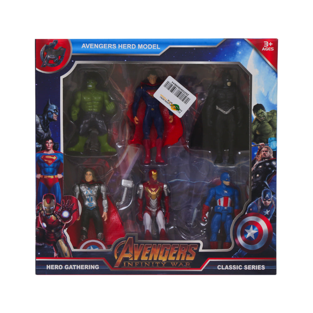ZS222-49 AVENGERS HERO FIGURE 6PC SET IR